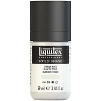Gouache acrylique - 2oz - blanc de titane - s1