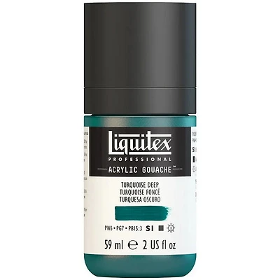 Gouache acrylique - 2oz - turquoise foncé - s1