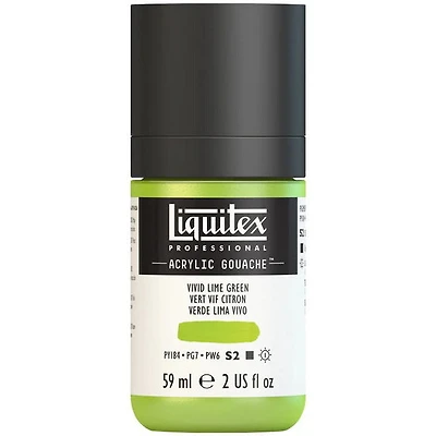 Gouache acrylique - 2oz - vert vif citron - s2