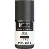 Gouache acrylique - 2oz - noir d'ivoire - s1