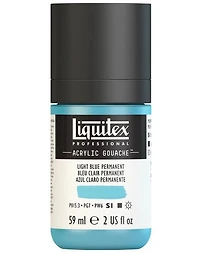 Gouache acrylique - 2oz - bleu clair permanent - s1