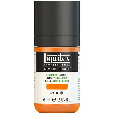 Gouache acrylique - 2oz - orange sans cadmium - s2