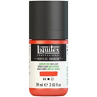Gouache acrylique - 2oz - rouge sans cadmium clair - s2