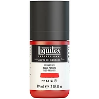 Gouache acrylique - 2oz - rouge primaire - s1