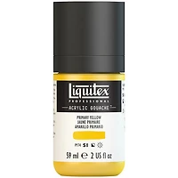 Gouache acrylique - 2oz - jaune primaire - s1