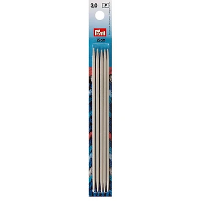 Double-pointed needle set – 15cm – 3mm (5)