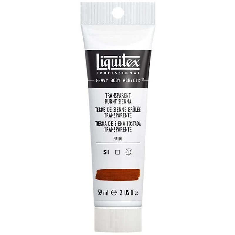 Acrylique hv - 2oz - terre sienne brûlée transparent - s3