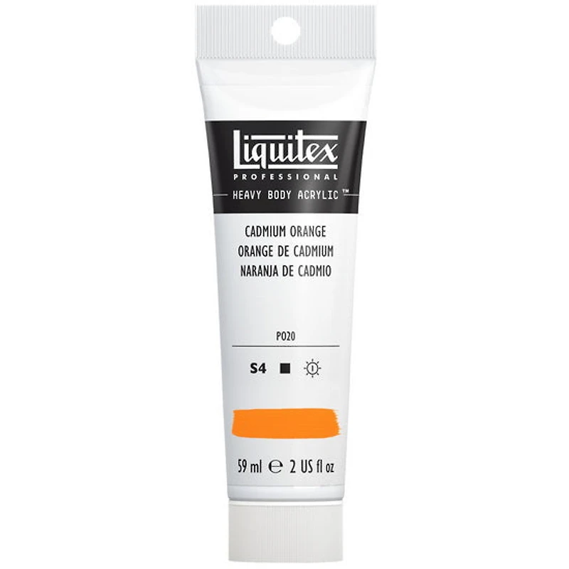 Acrylic hb - 2oz - cadmium orange - s4