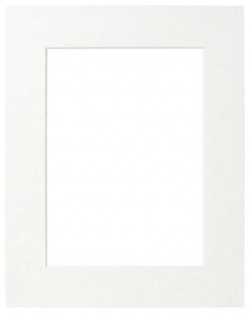Passe-partout cœur blanc - 16x20/8x12po