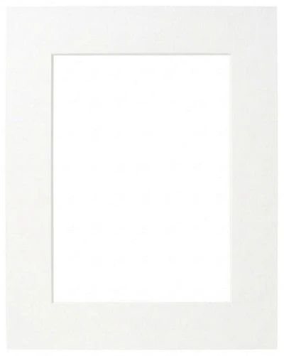 Passe-partout cœur blanc - 16x20/8x12po