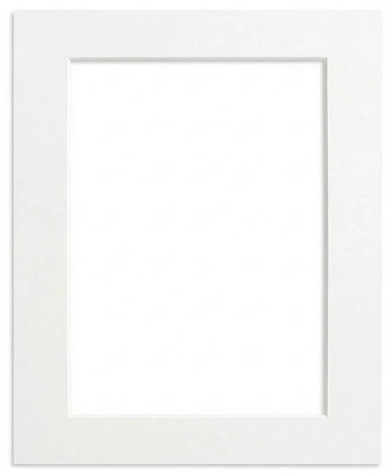 Mat White Heart - 11x14/8x12"