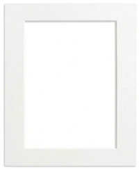 Mat White Heart - 11x14/8x12"