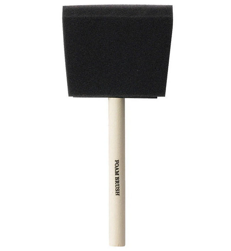 Foam Brush Black - 3"