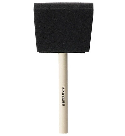 Foam Brush Black - 3"