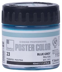 Peinture d'affiche 40ml bleu gris