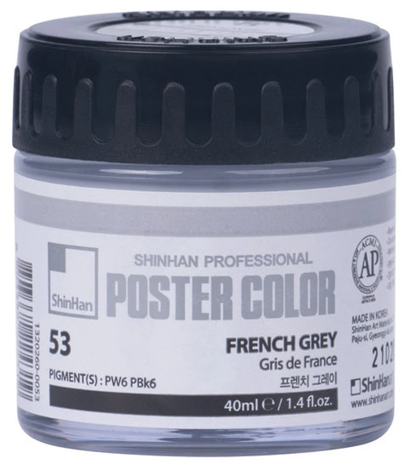 Peinture d'affiche 40ml gris de france