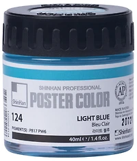 Peinture d'affiche 40ml bleu clair