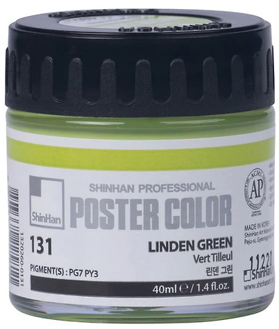 Peinture d'affiche 40ml vert tilleul