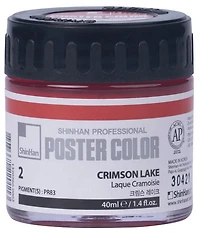 Poster paint 40ml crimson lacquer
