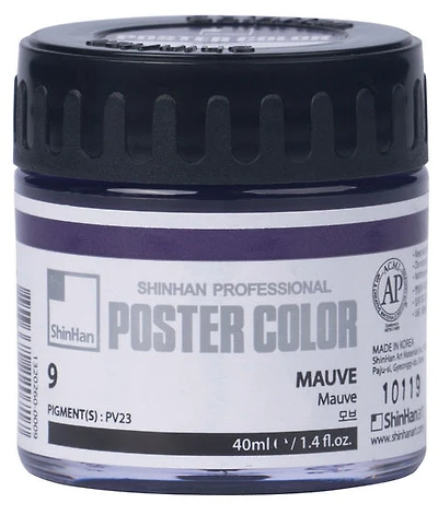 Peinture d'affiche 40ml mauve