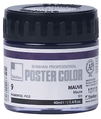 Peinture d'affiche 40ml mauve