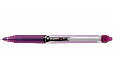 Ballpoint Pen Hi-Tecpoint V5 Clicker X-Fine Violet