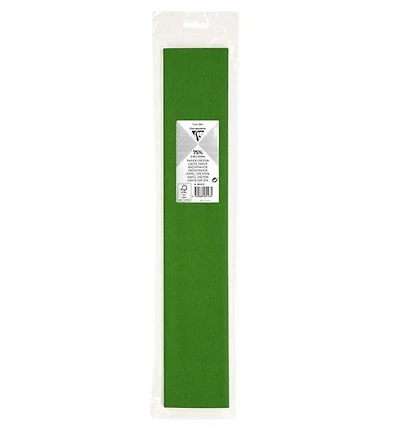 Papier crepon 250x50cm vert pre - vert pre