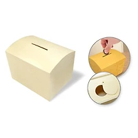 Wood piggy bank - 10x8cm