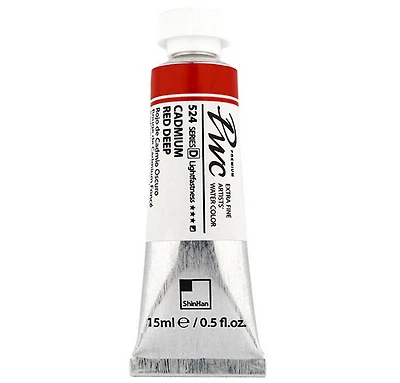 Aquarelle extra fine rouge de cadmium foncé - 15ml