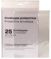 Pack of 25 protective envelopes - 8 x 10 "