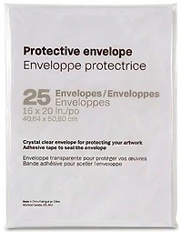 Ens. 25 enveloppes protectrices - 16x20po