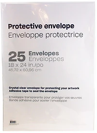 Ens. 25 enveloppes protectrices - 18x24po