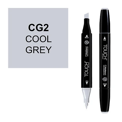 Marker touch twin cool gray