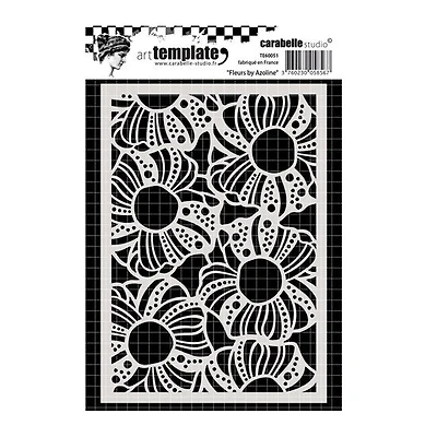 A6 Stencil - Flowers