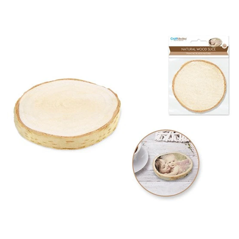 Tranche de bouleau - 9cm