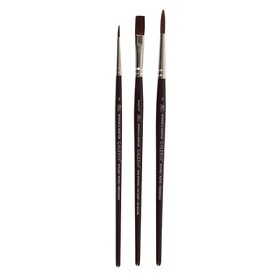 Set of 3 Short Galeria Brushes