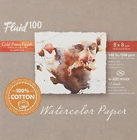 Bloc papier aquarelle 100% coton - cp - 140lb