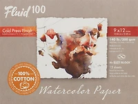 Watercolor pad 100% cotton - cp - 140lb - 9x12in (15s)
