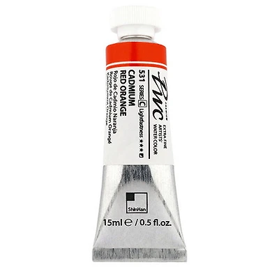 Aquarelle extra fine rouge de cadmium orange - 15ml