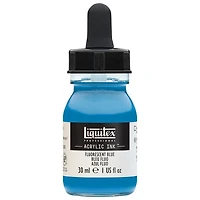 Encre acrylique bleu fluo - 30ml