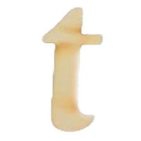Lettres et chiffres en bois - 3 pouces