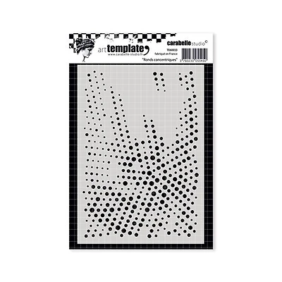 Pochoir a6 – ronds concentriques