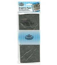 Ens. 4 feuilles papier graphite gris - 9 x 13po