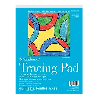 Bloc papier calque - 30lbs - 9x12po (40f)