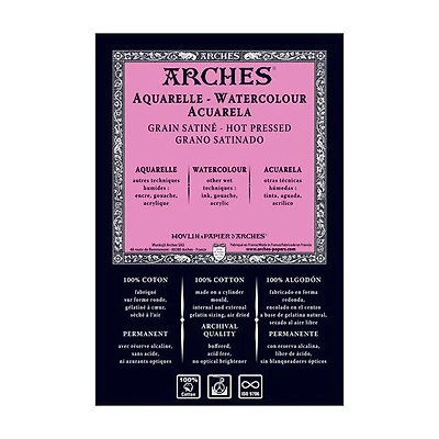 Rouleau aquarelle - 100% coton - 140lb - hp - 45po - 10v