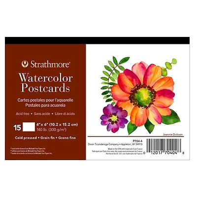 Cartes postales aquarelle - 4x6po (15)