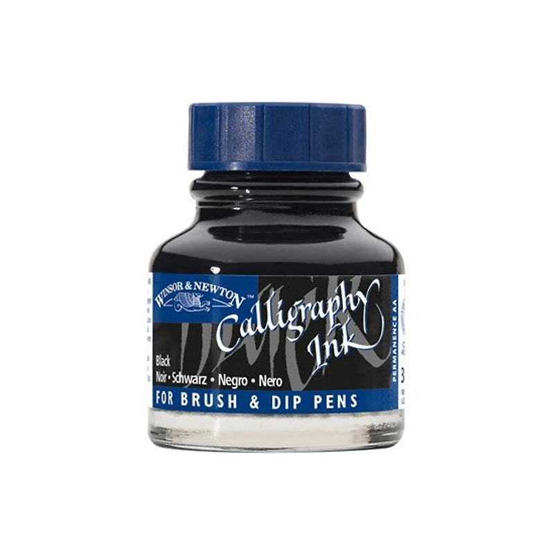 Encre calligraphie noir - 30ml