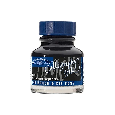 Encre calligraphie noir - 30ml