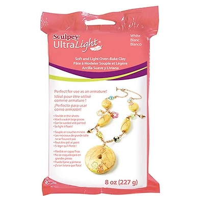 Sculpey - Ultra Light White Oven Bake Clay