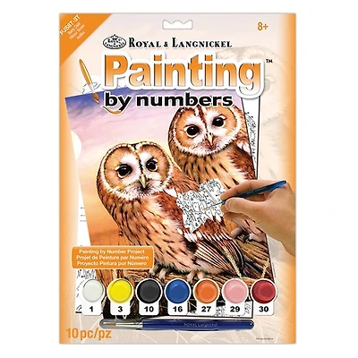 Peinture à numéros junior hiboux